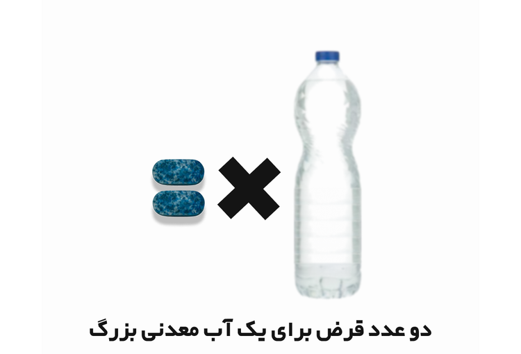قرض شیشه شور (پک 20 عددی)
