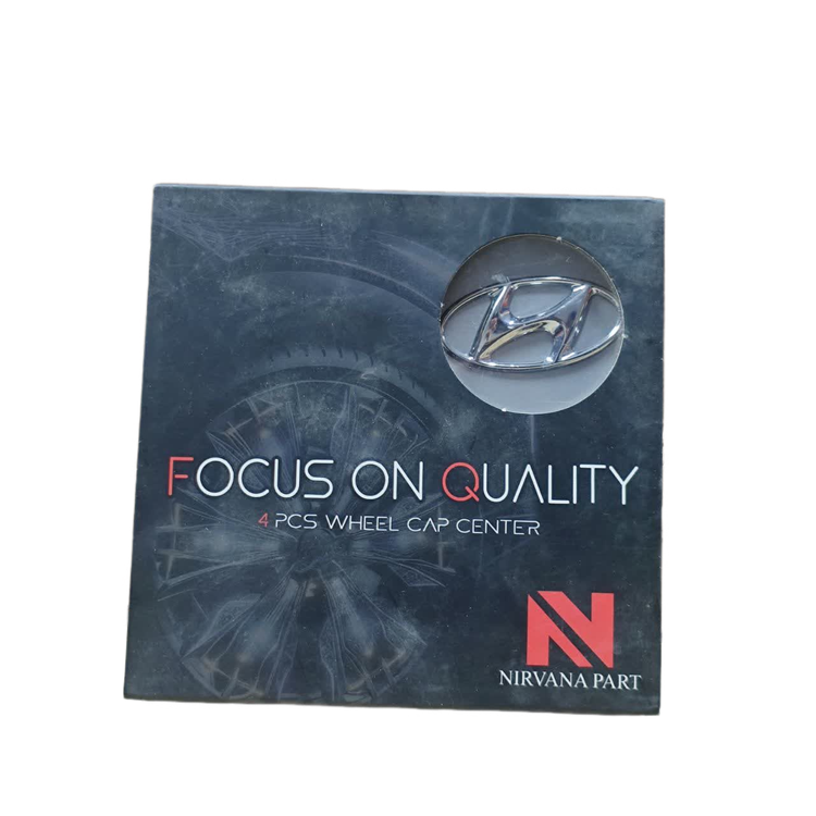 رینگ (قالپاق تو رینگی) هیوندای با آرم و لوگوی برجسته - مناسب رینگ فابریک