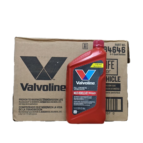 روغن گیربکس اتوماتیک تمام سنتتیک والولین MaxLife چند منظوره (6عدد) در یک جعبه