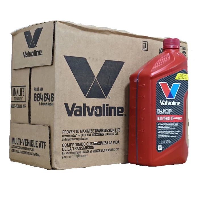 روغن گیربکس اتوماتیک تمام سنتتیک والولین MaxLife چند منظوره (6عدد) در یک جعبه