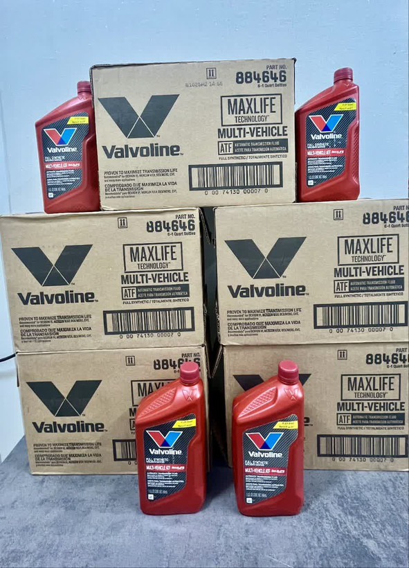 روغن گیربکس اتوماتیک تمام سنتتیک والولین MaxLife چند منظوره (6عدد) در یک جعبه
