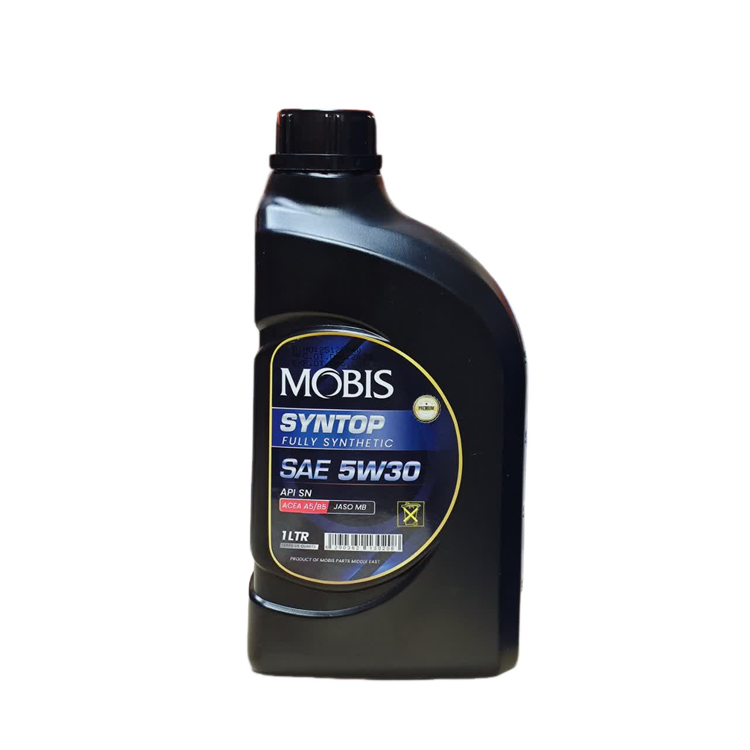 روغن موتور موبیس 5W30 API SN حجم 1 لیتر ساخت امارات