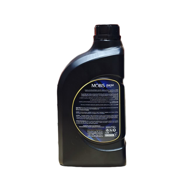 روغن موتور موبیس 5W30 API SN حجم 1 لیتر ساخت امارات