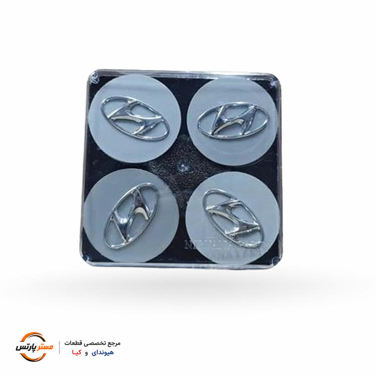 کاپ رینگ (قالپاق تو رینگی) هیوندای با آرم و لوگوی برجسته - مناسب رینگ فابریک