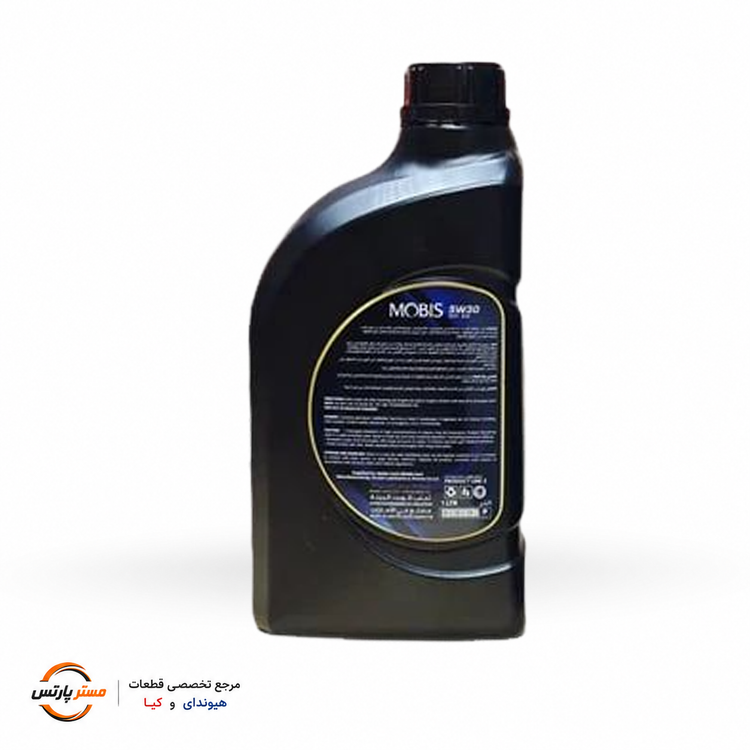 روغن موتور موبیس 5W30 API SN حجم 1 لیتر ساخت امارات