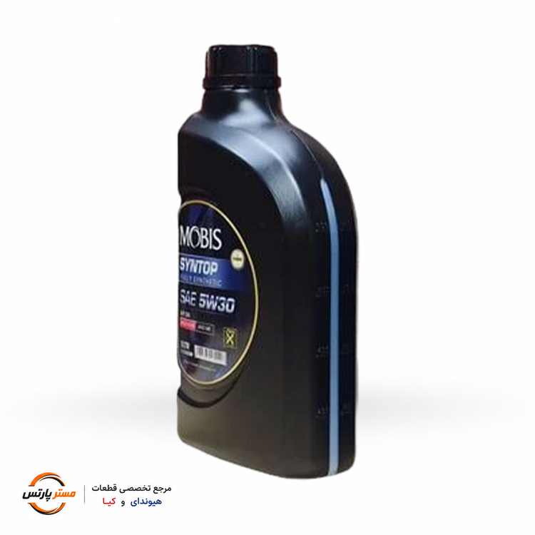 روغن موتور موبیس 5W30 API SN حجم 1 لیتر ساخت امارات