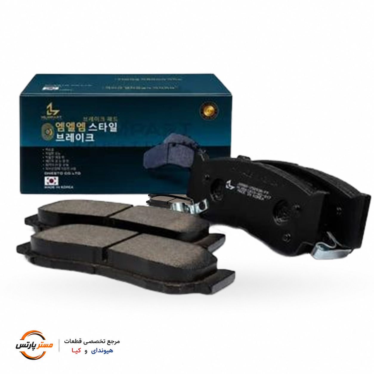 لنت ترمز عقب هیوندای و کیا | کد 583022BA40 | مناسب برای هیوندای سانتافه | برند MLM کره جنوبی